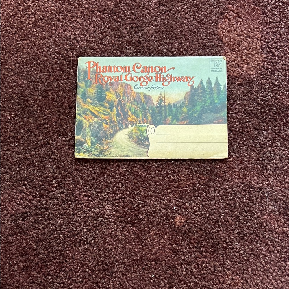 Phantom Canon Royal Gorge Highway Postcard